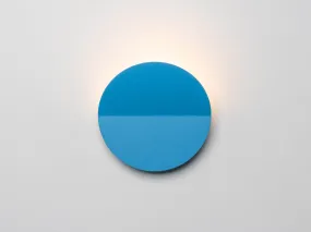 Pool blue diffuser wall light