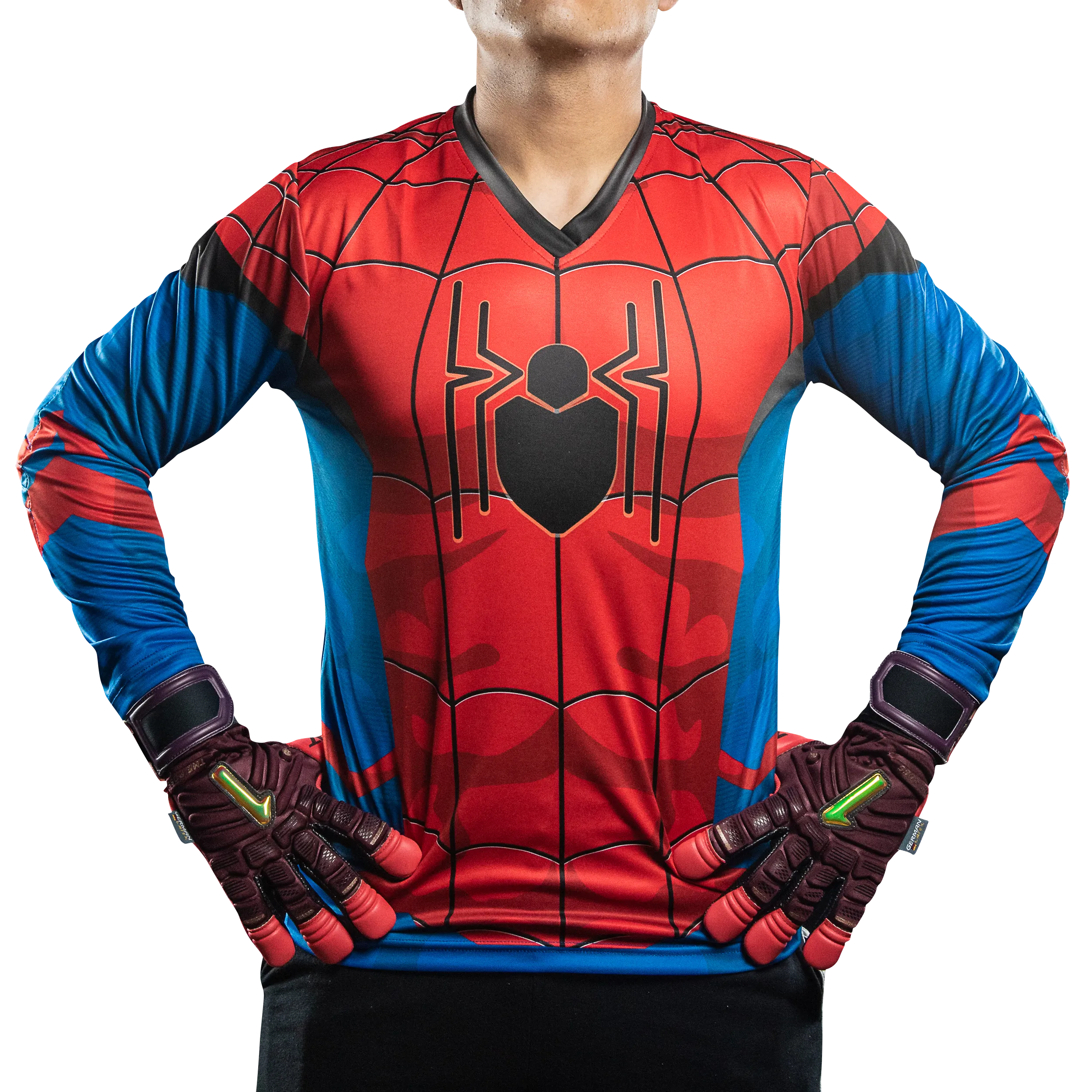 Red-Widow II Soccer Goalkeeper Jersey Number Included