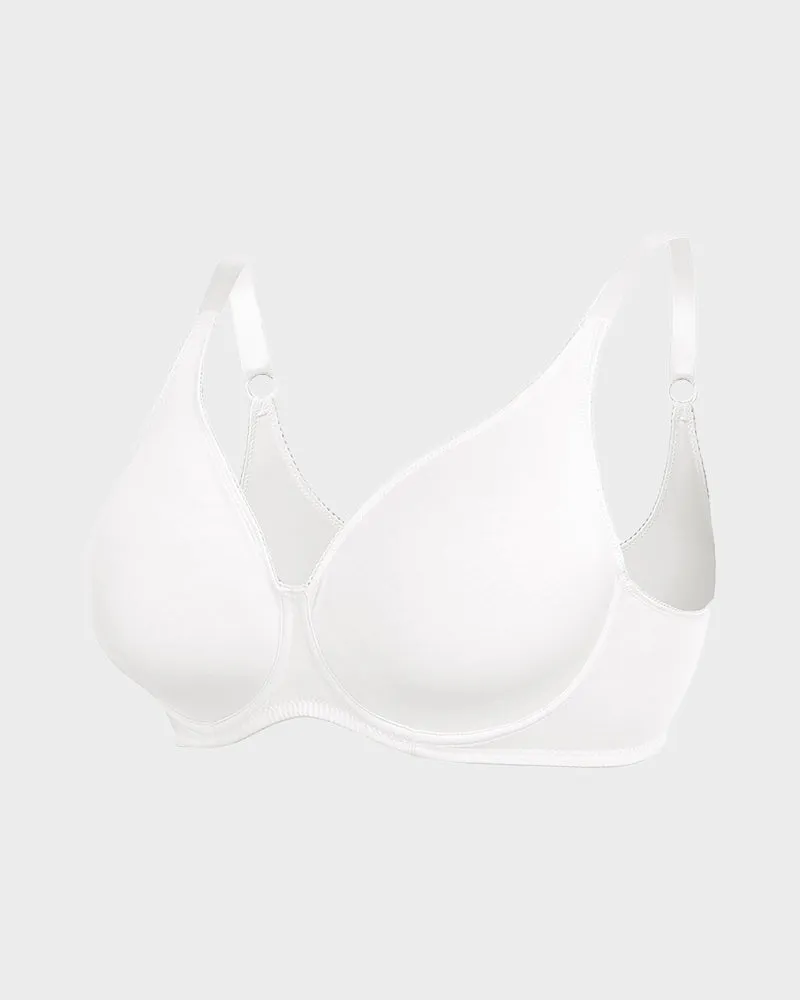 SheCurve®Comfort Everyday T-Shirt Bra-white