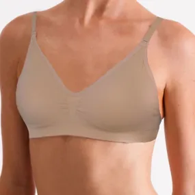 Silky Dance: Clear back bra with padding