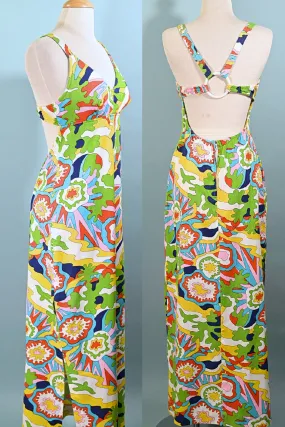 SOLD Vintage 60s Mod Psychedelic Max Dress, Jack Hartley Miami