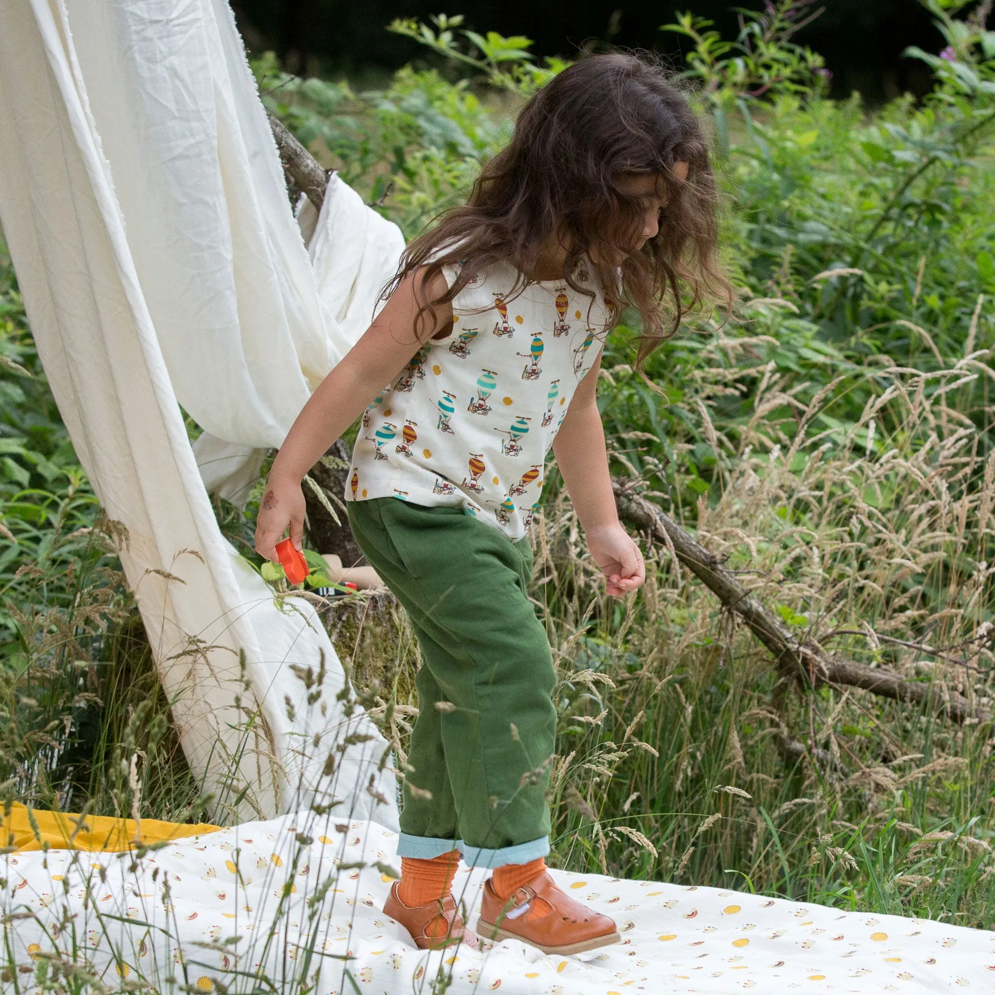 Take To The Skies Sleeveless Blouse