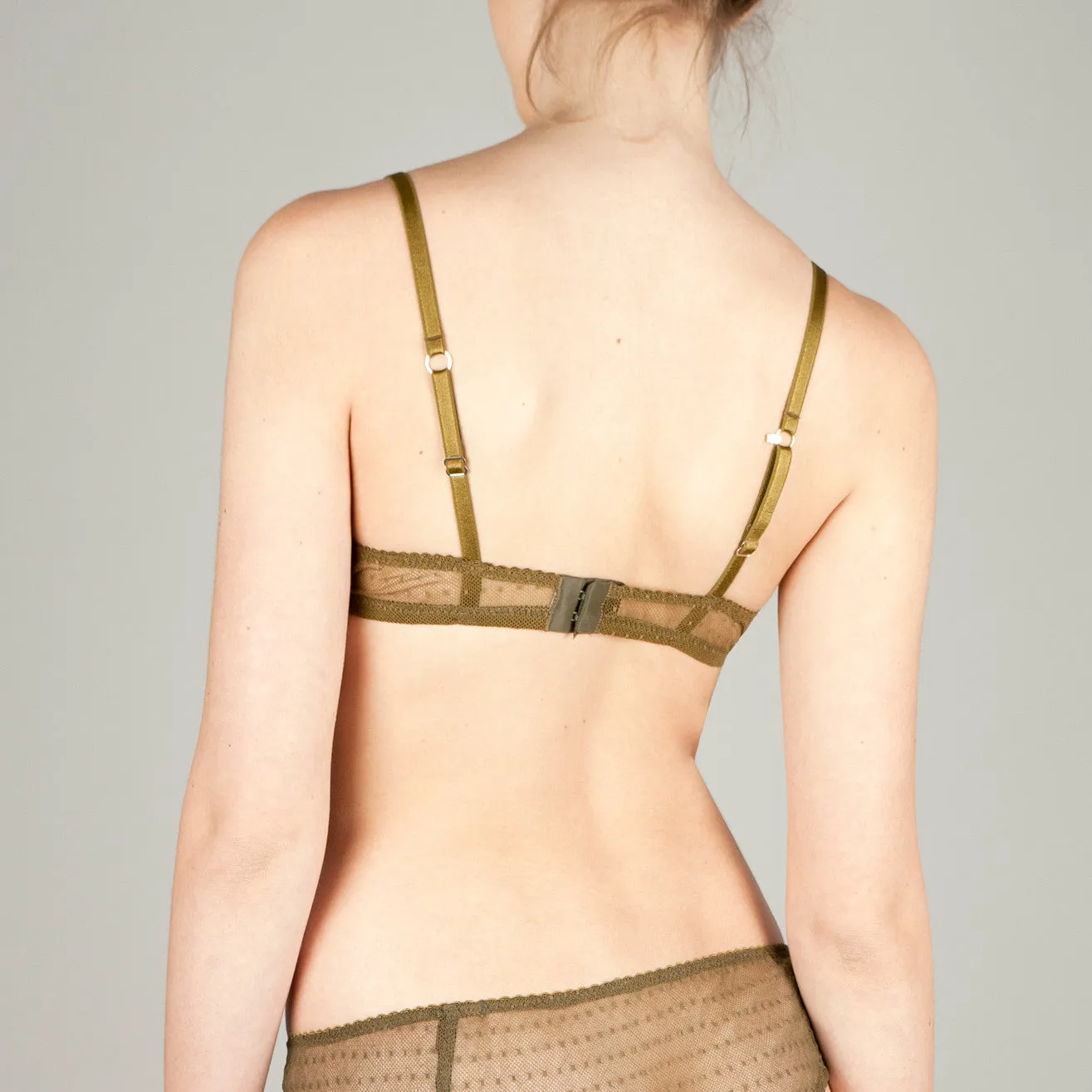 Teresa Triangle Olive Bra