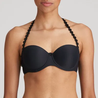 TOM Formed STRAPLESS Bra (Charcoal) A-E Cup