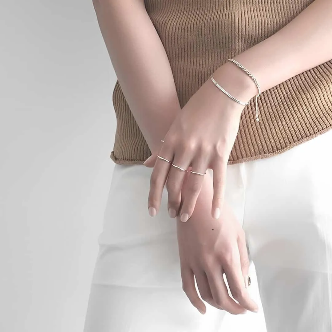 Tricolor Stackable Ring