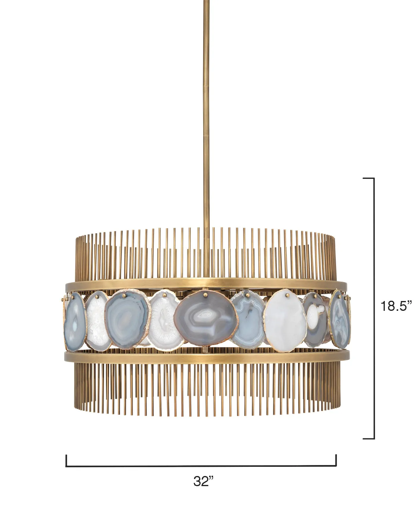 Upsala Agate Chandelier