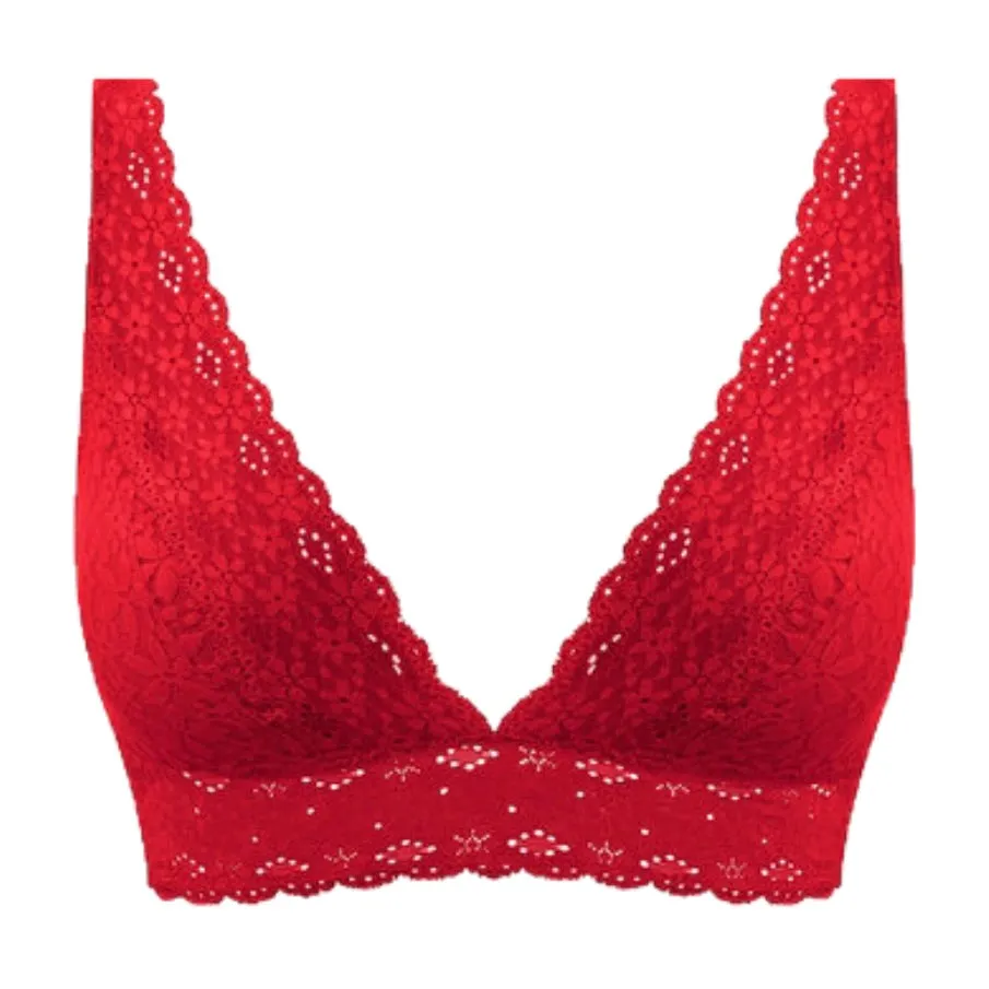 Wacoal Halo Lace Bra Barbados Cherry