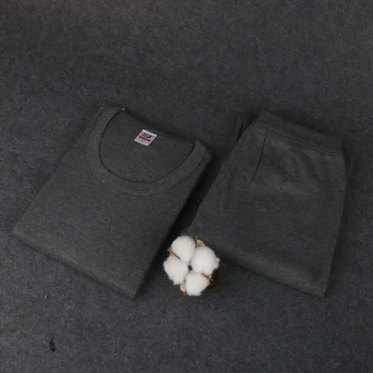 Winter set men's slim youth cotton autumn clothes hex pants new autumn and winter thin round neck thermal underwear manufacturers