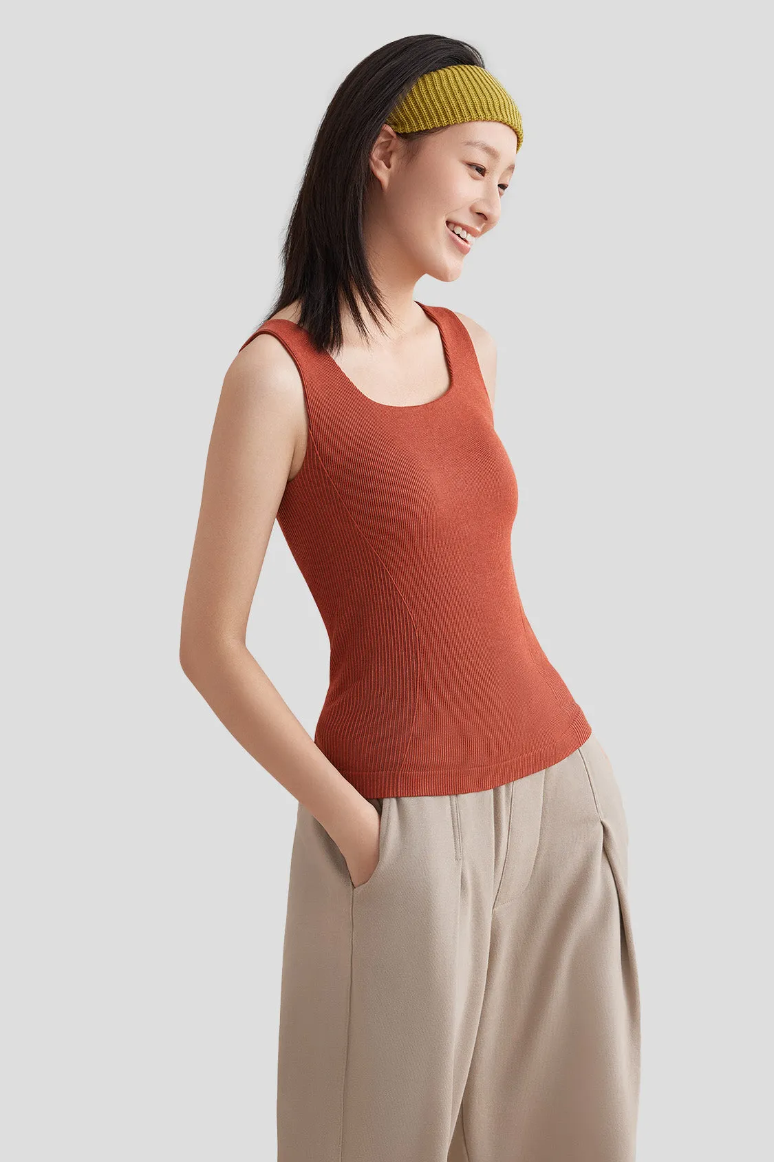 Women's Autumn/Winter Bra-In Thermal Vest