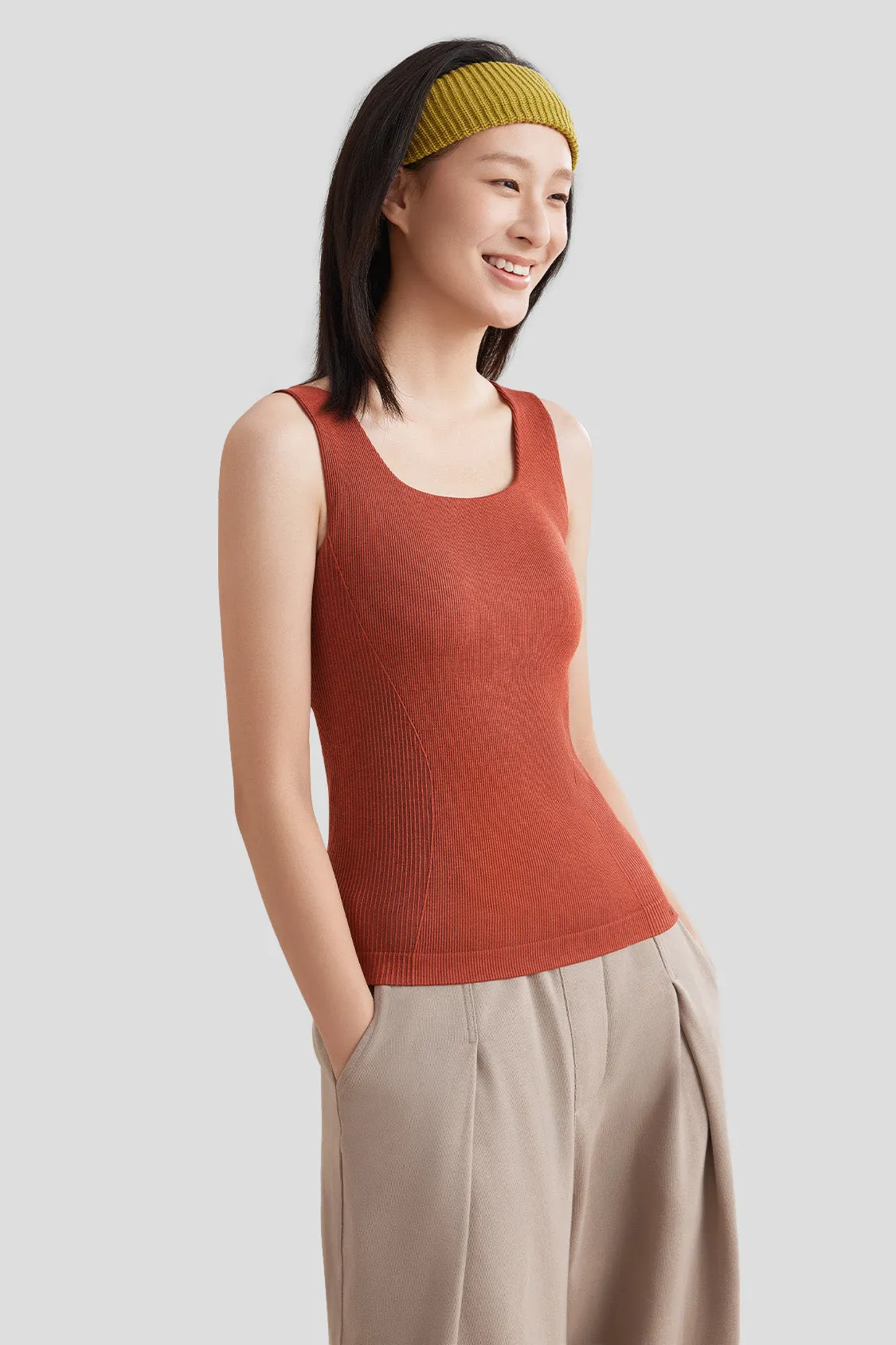 Women's Autumn/Winter Bra-In Thermal Vest