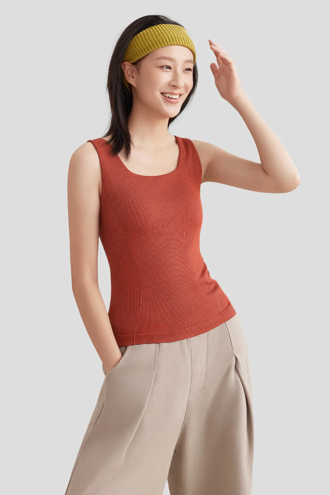 Women's Autumn/Winter Bra-In Thermal Vest