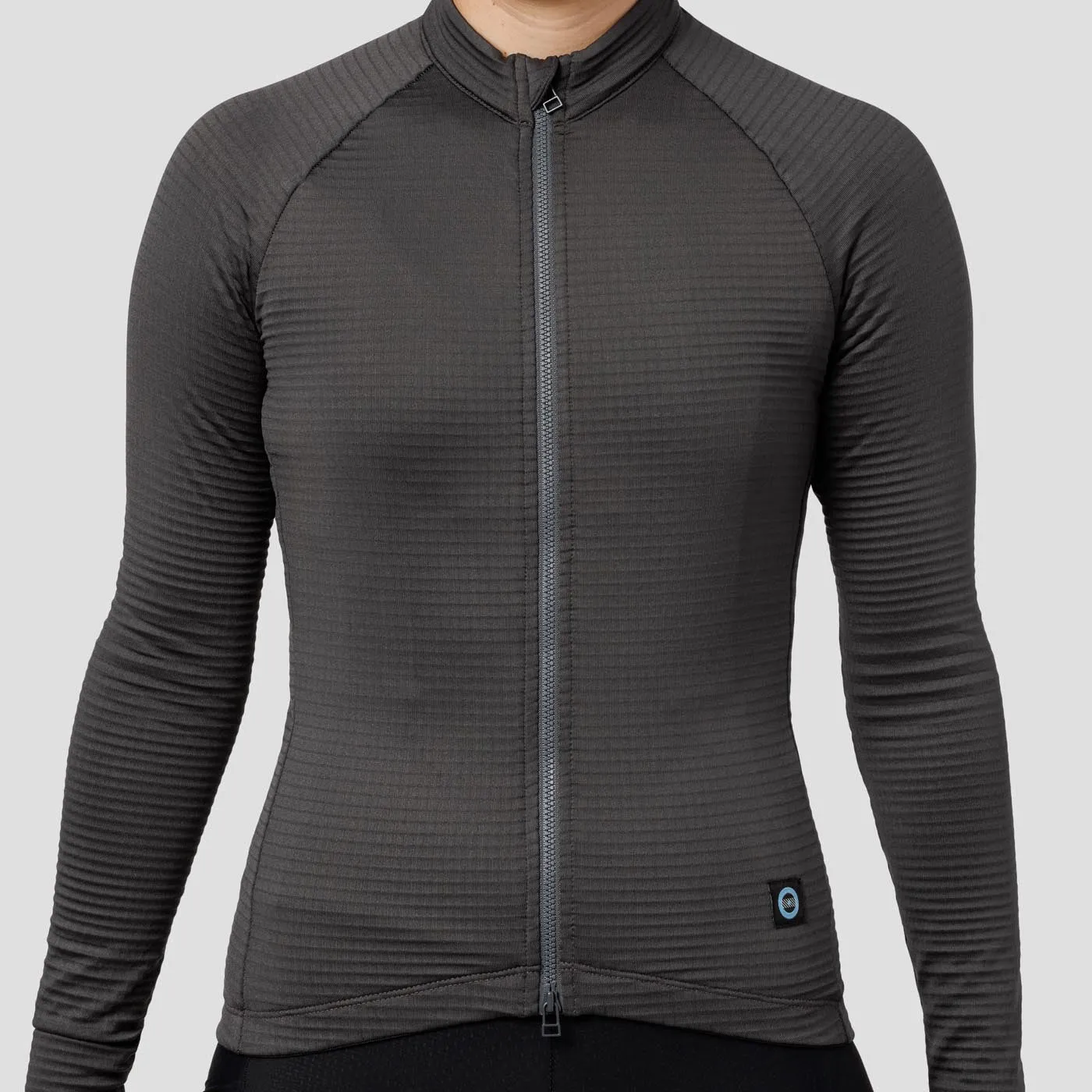 Women's Grid Thermal Jersey - Slate